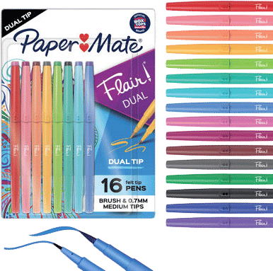 Papermate Flair Felt Tip Pens