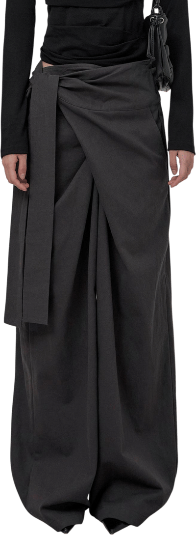 Layered Wrap Trousers (FL-255)