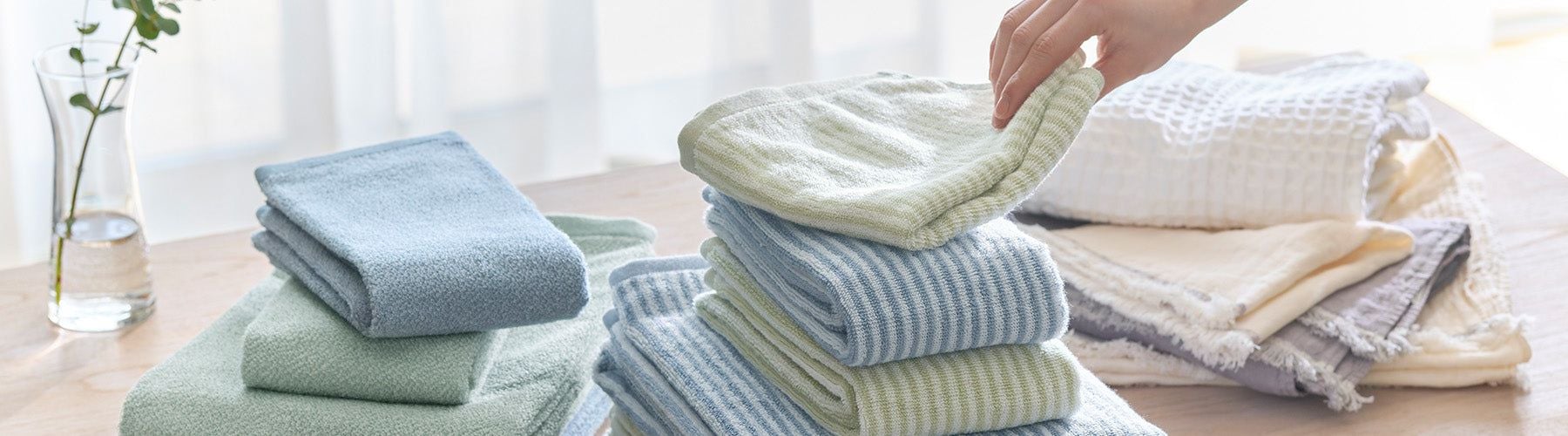 Use hand towels as bath mats