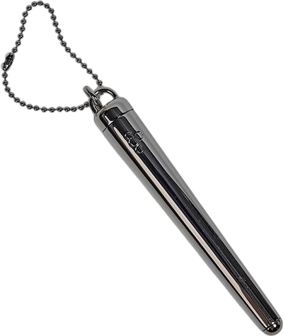Metal Storage Tube Keychain