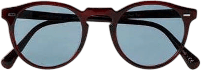 OLIVER PEOPLES | Gregory Peck Round-Frame Acetate Sunglasses