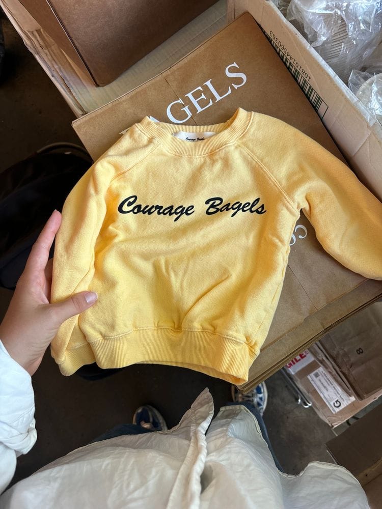 Baby Butter Yellow Crewneck