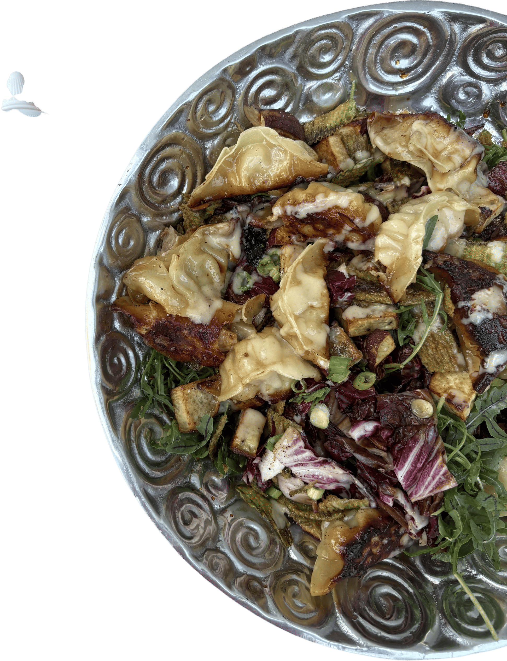 Dumpling Caesar Salad