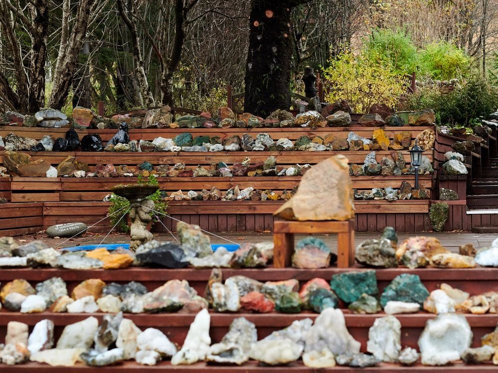 Ljósbjörg Petra María Sveinsdóttir’s mineral garden