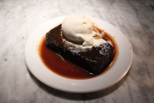 Sticky Toffee Pudding at The Snail
