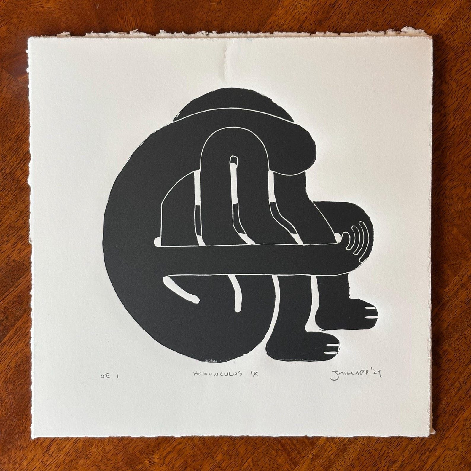 Cortex homunculus block prints