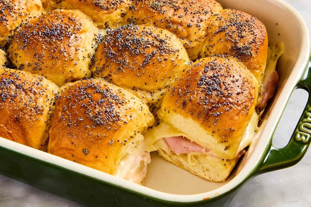 Ham and Cheese on Hawaiian Rolls Recipe