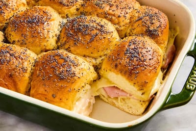 Ham and Cheese on Hawaiian Rolls Recipe