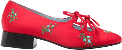 Isabel Floral-Embroidery Pumps