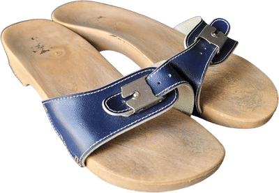 Vintage Wooden Slide Sandals