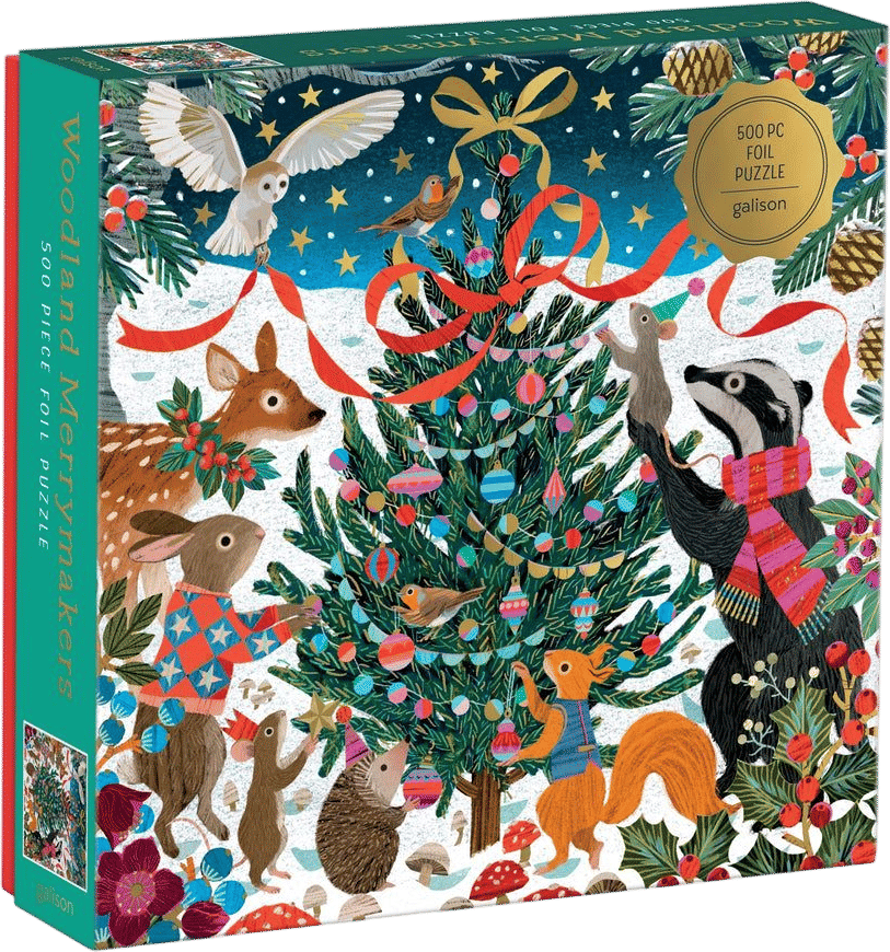Woodland Merrymakers 500 Piece Foil Puzzle