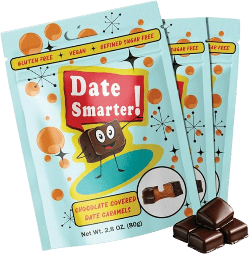 Chocolate Covered Date Caramels