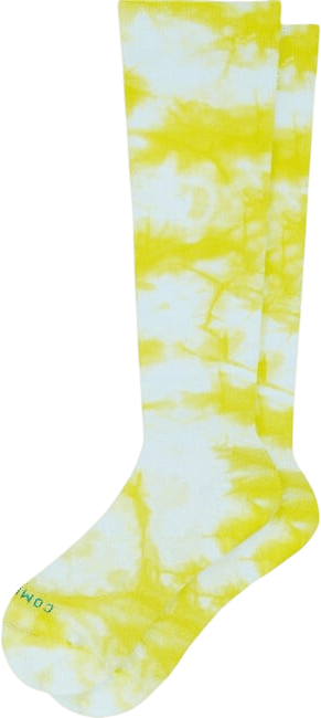 comrad tie dye knee high compression socks