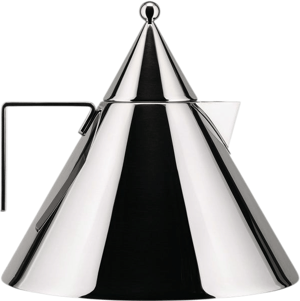 alessi il conico kettle as a vase