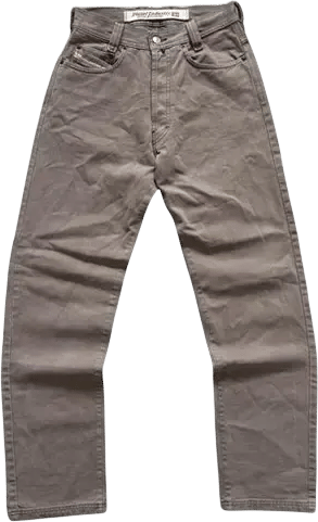 Straight jeans Diesel Brown size 27 US in Cotton - 57434723