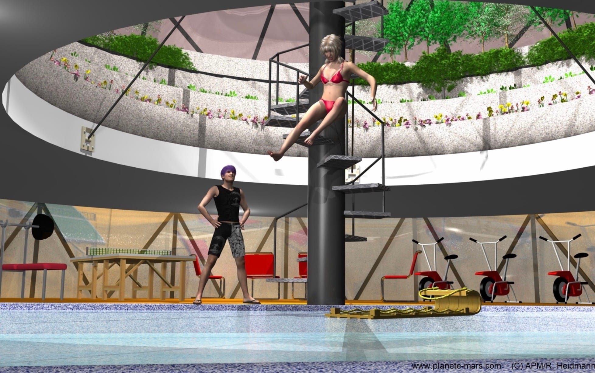 Mars Has Rec Centers