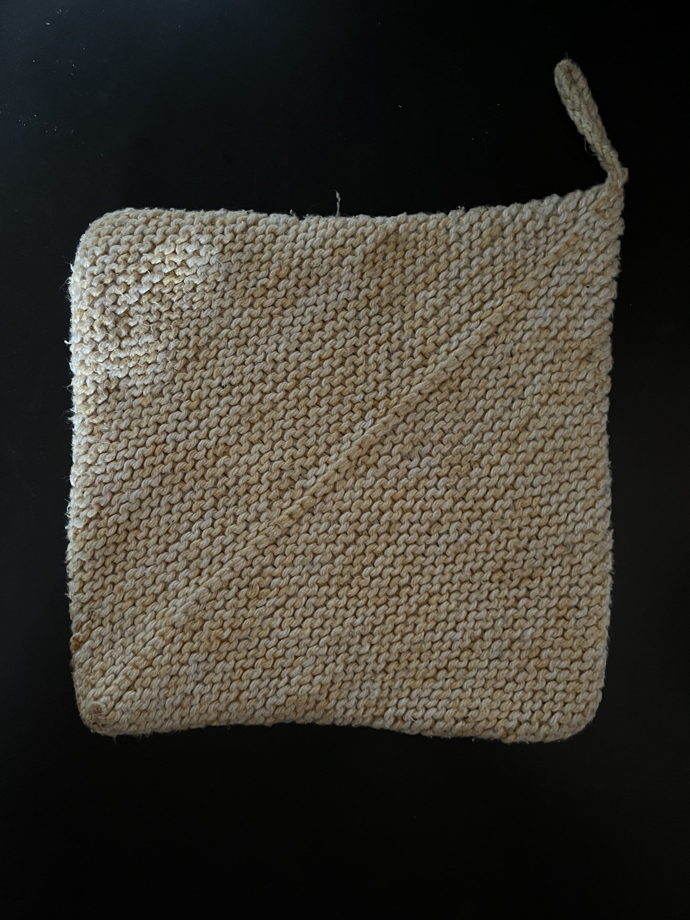 Double-Thick Pot Holder Knitting Pattern