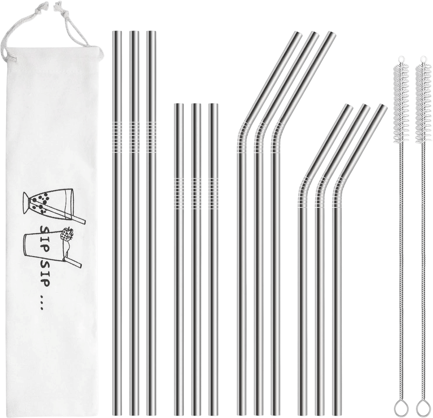 Metal straws
