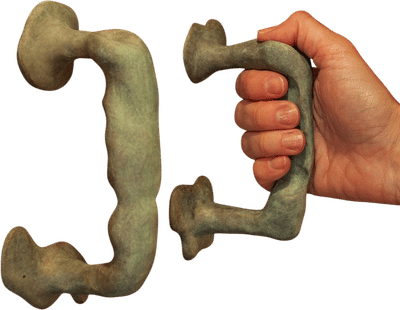 Lumpy Bronze Door Pulls