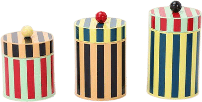 Dusen Dusen Stripe Canisters