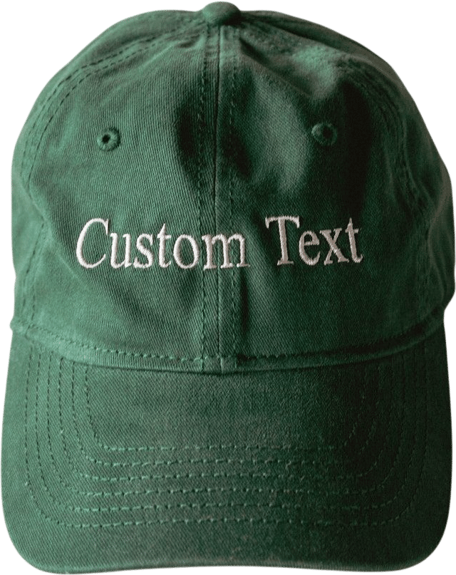 Custom Text Embroidered Hat