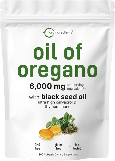 Oregano Oil with Black Seed Oil Softgels