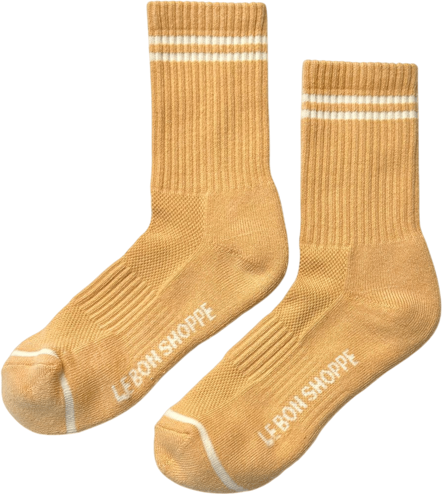 Le Bon Shoppe Boyfriend Socks - Butter
