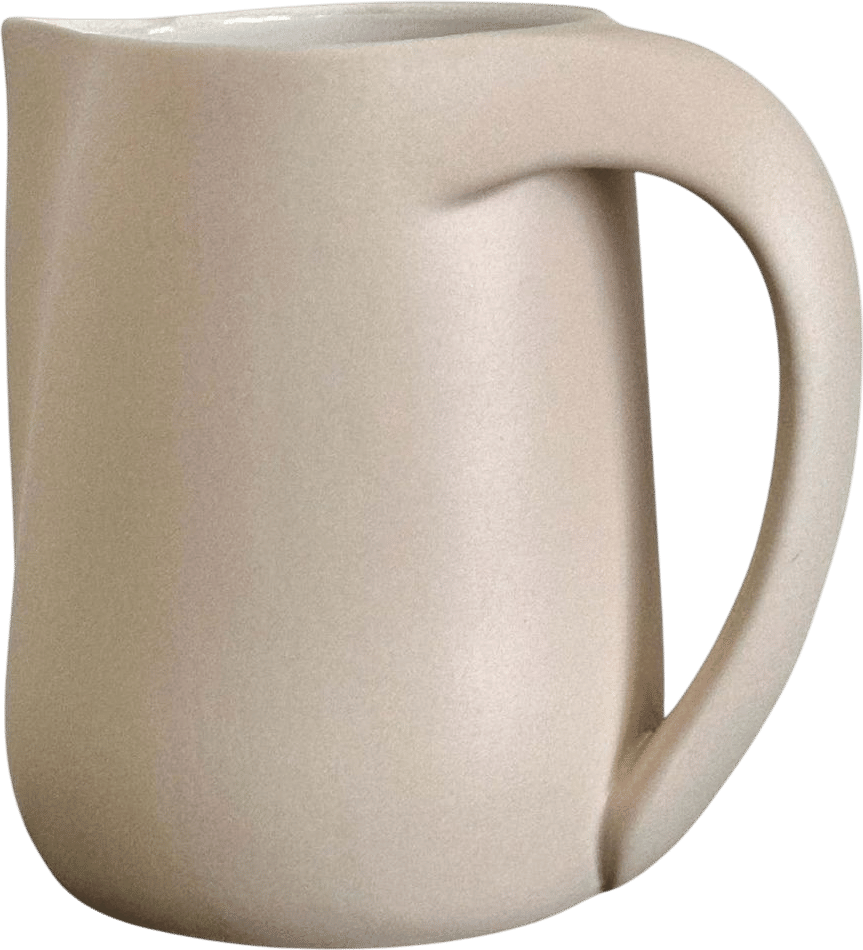 Elsa Peretti Small Putty Matte Glazed Pitcher