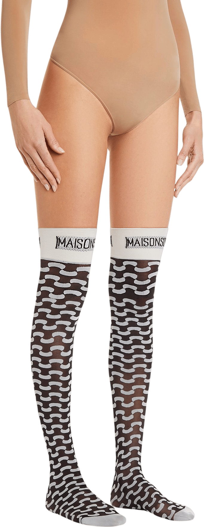 Fluid Over Knee-Highs - Maison Soksi
