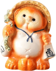 Shigaraki Ware Tanuki (Orange)
