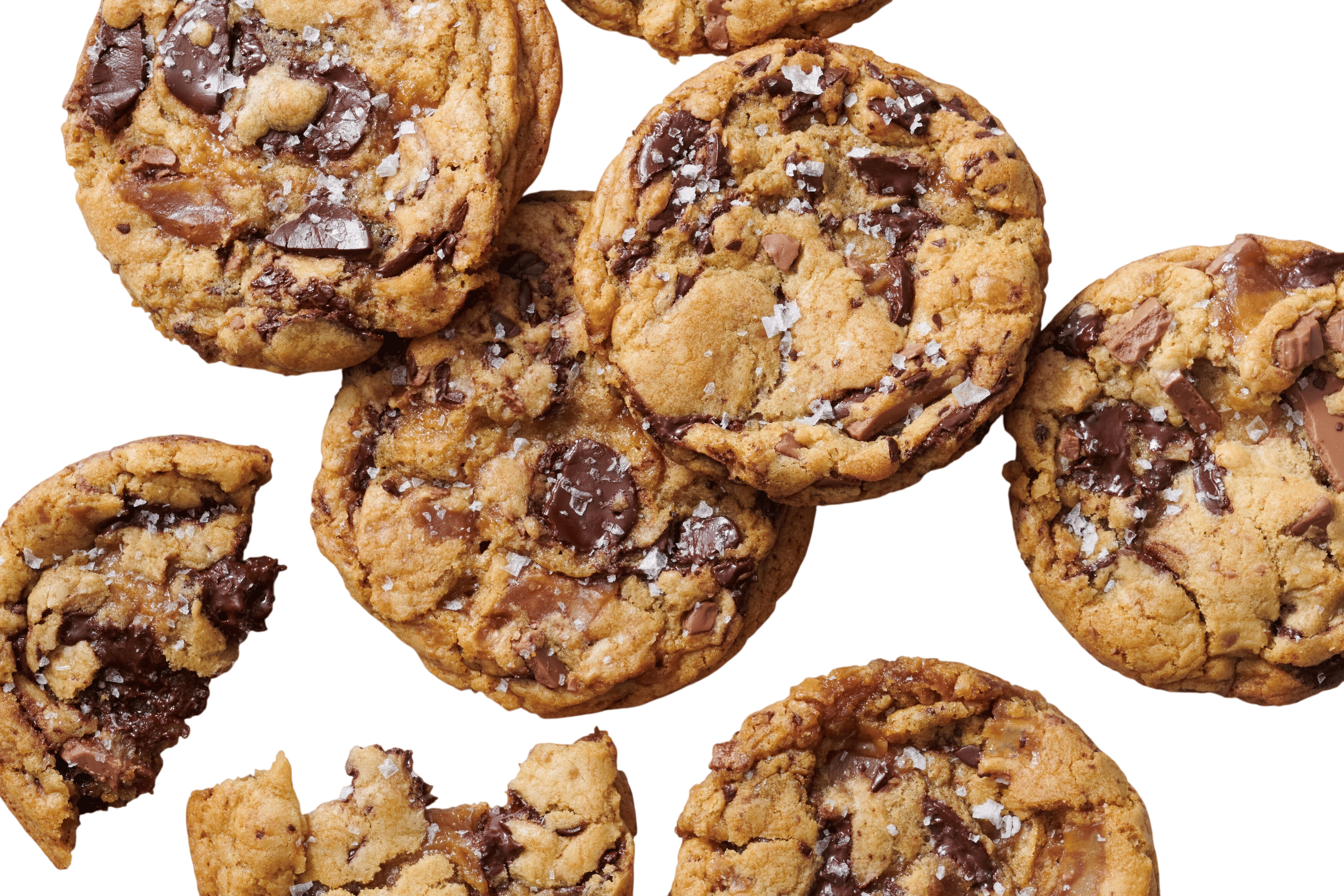 Salted Butterscotch Chocolate Chunk Cookies