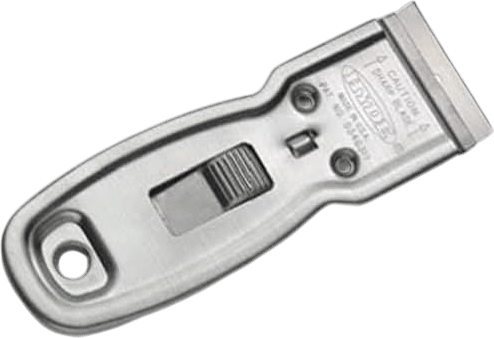 Hyde Tools 13050 Delta Heavy Duty Glass Scraper, 1 Pack , White