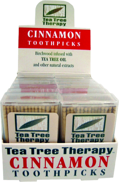 Tea Tree Cinnamon Toothpicks