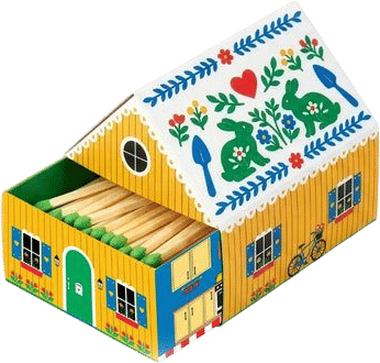 Swedish Dream Tiny Living Matchbox Cottage (Yellow)