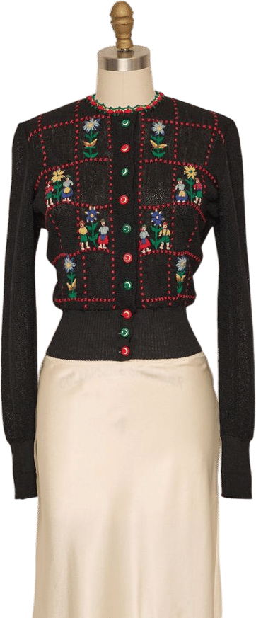 ITA Zurich Embroidered Cardigan | Khata Space
