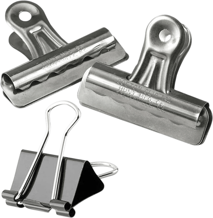 Bulldog or Alligator Clips