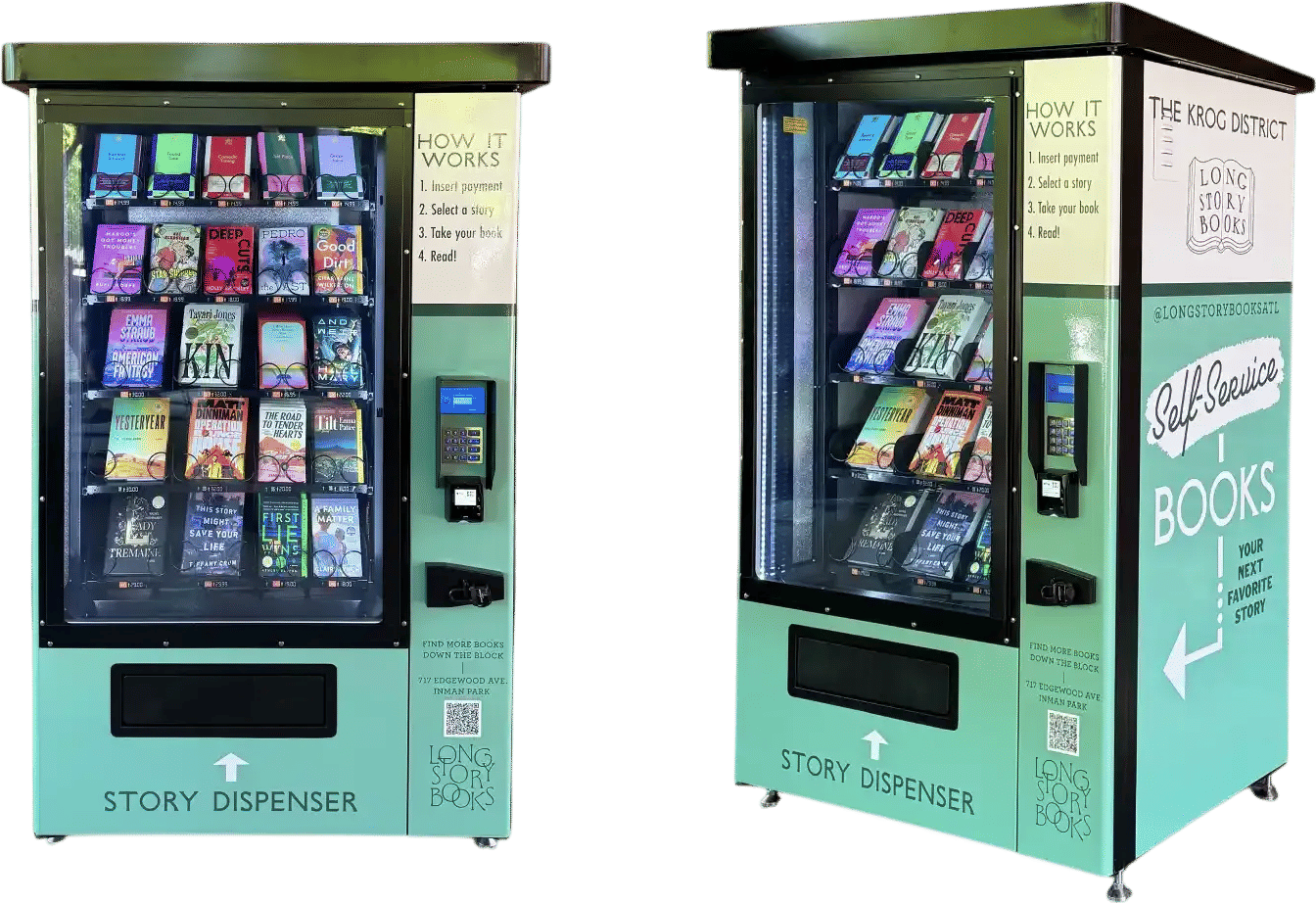 Long Story Books Vending Machine