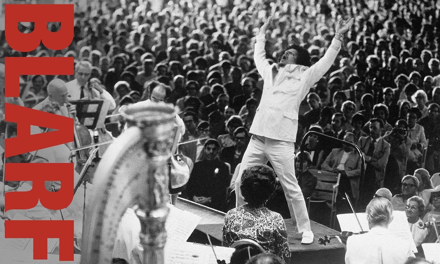 Eric André conducting a chamber ensemble of conservatory students