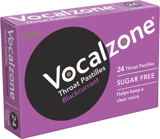 vocalzone blackcurrant pastilles