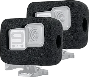 Foam wind muff for GoPro 12 (2-pack)