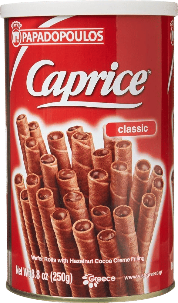 Papadopolous Caprice Classic Wafers with Hazelnuts
