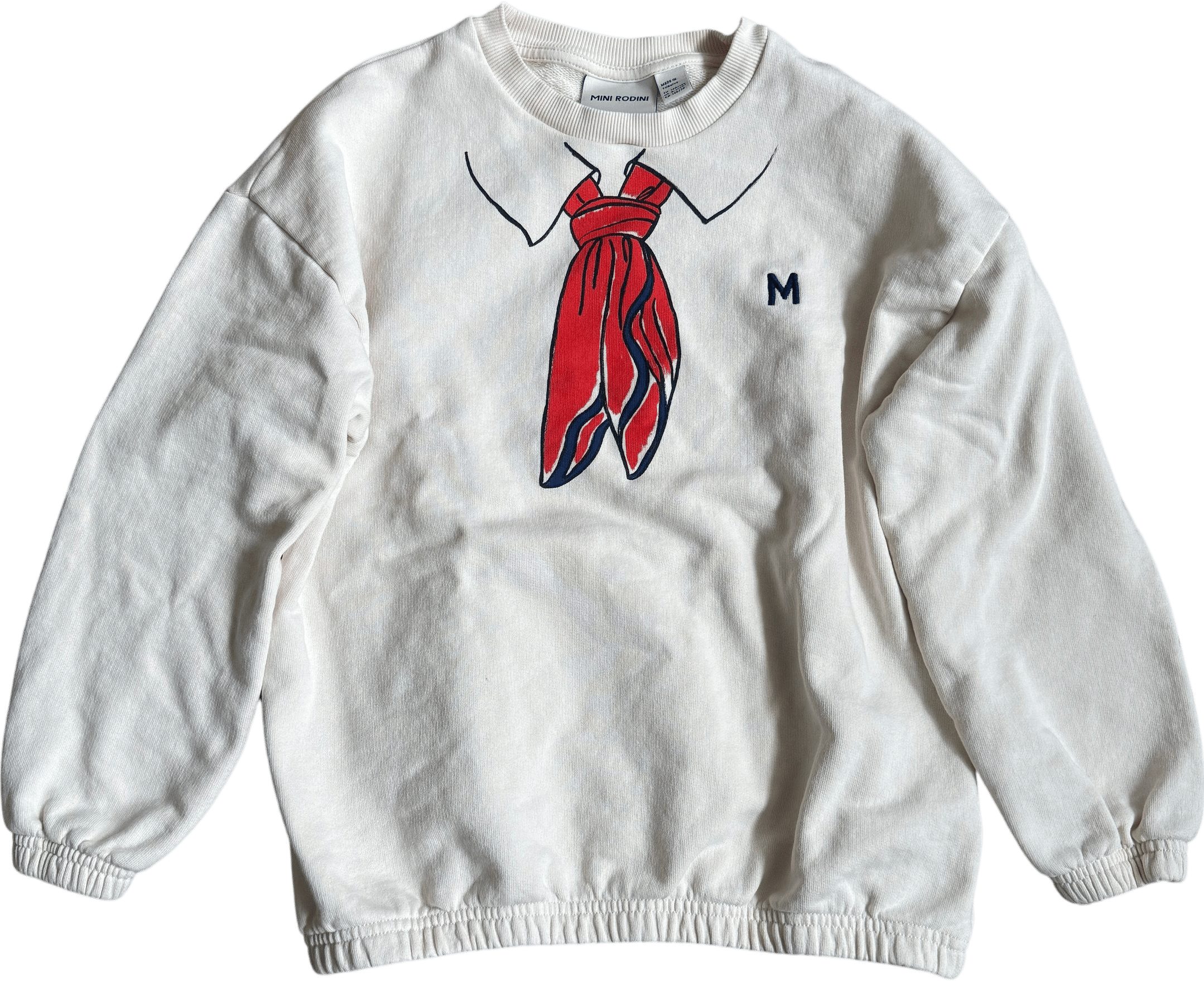 Kid scarf sweatshirt