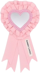 MINI I LOVE YOU BROOCH IN PINK