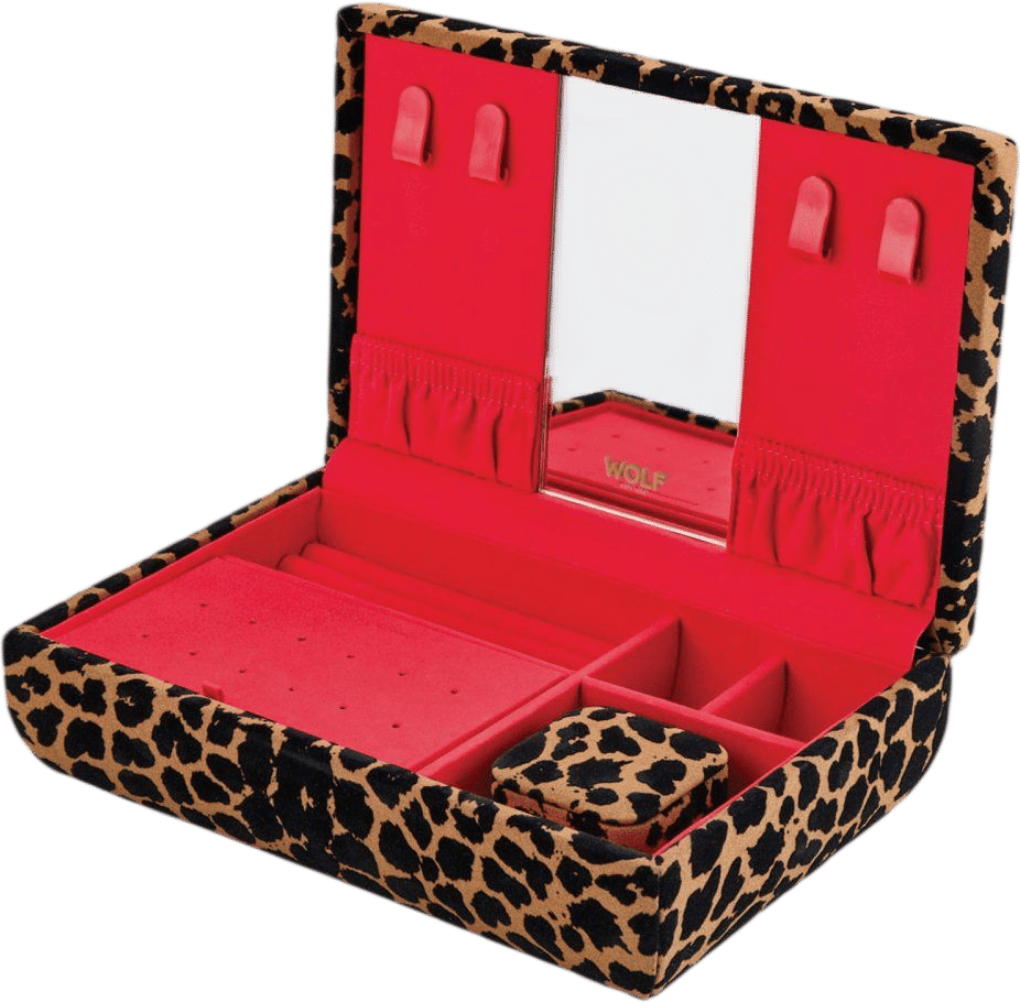 Leopard Print Jewellery Box