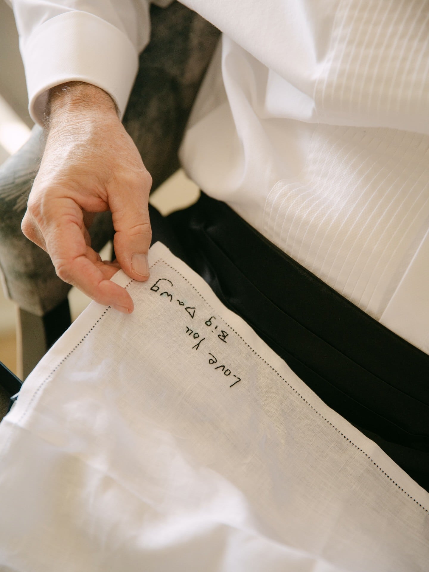 Hand Embroidered Ralph Lauren Handkerchiefs