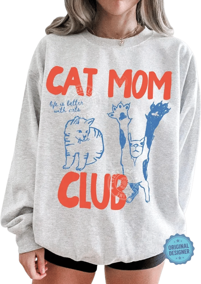 Cat Mom Club Sweatshirt