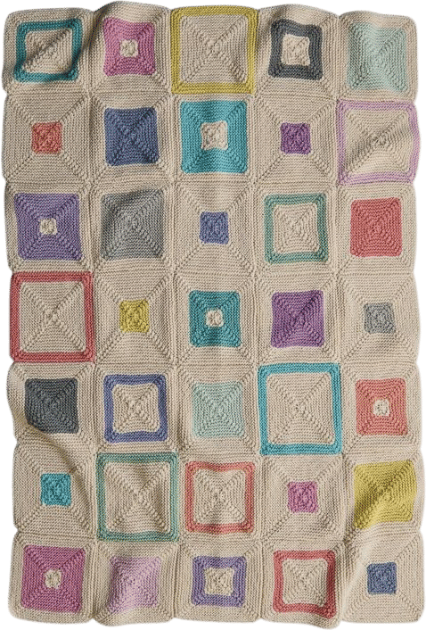 Fair + Square Blanket, Knit Version
