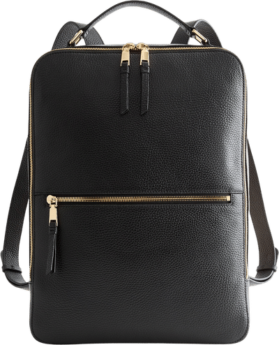Italian Leather Laptop Backpack