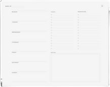 Appointed Weekly Task Pad