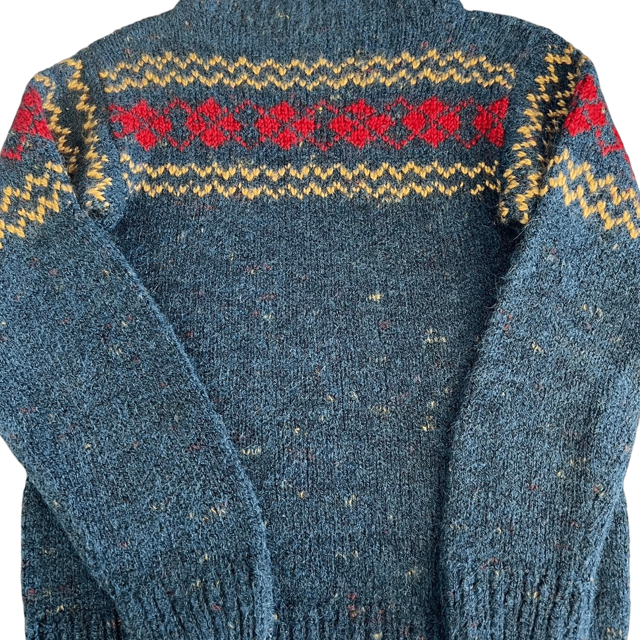 Vintage Geometric Knit Jumper